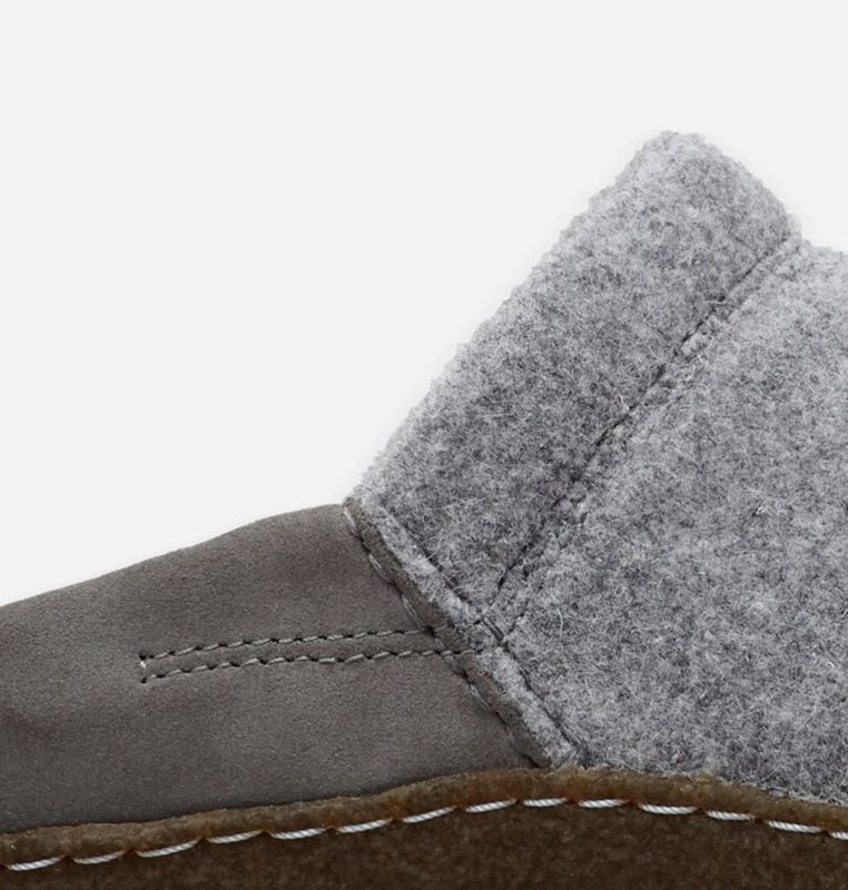 Womens Slippers Grey - Sorel Nakiska™ Scuff - 761-QUIXNV